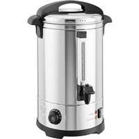 Catering Urn 2500W Stainless Steel Hot Water Boiler Dispenser Thermostat Keep Warm Function Easy Pour Tap