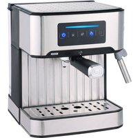HOMCOM Espresso Machine, 20-Bar Cappuccino Coffee Maker with Frother Wand, 1.6L Tank, Single/Double/Manual Shot, LED Touch