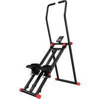 SPORTNOW Stair Stepper for Home Gym with 3 Resistances, Foldable Vertical Stair Climber with Adjustable Handlebar, LCD Monitor | Aosom Ireland