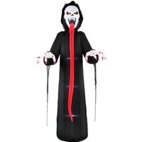 10 FT Halloween Inflatable Skeleton Scary Halloween Decoration Built LED Lights Indoor Outdoor Decor
