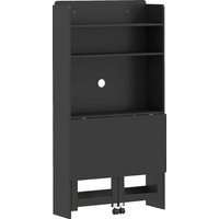 Foldable Desktop Computer Desk Storage Shelves 80 x 69 x 155 cm