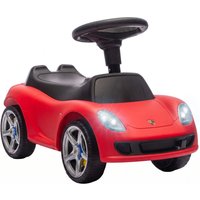 AIYAPLAY Laufauto für Kinder 18-36 Monate Schiebewagen mit Porsche-Lizenz, Kinderauto mit Hupe, Scheinwerfern und Startgeräusch, 63x28.5x38 cm, Rot Aosom