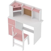 Desk Chair Set Storage Shelves Desk Adjustable Tablet Stand Cork Board Pen Holder