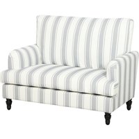 Velvet Single Sofa Armchair Modern Accent Chair Stripes Turned Legs Wide Seat