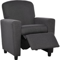 HOMCOM Children's 2-in-1 Sofa and Armchair with Footrest, Soft Seating for Playroom and Bedroom, Cat Scratch Resistant, Grey Aosom UK