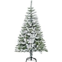 Aosom UK Enjoy 18% Off HOMCOM 5ft Snow Flocked Christmas Tree