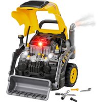 Truck Engine Toy Excavator Toy Steering Wheel Spray Lights Sounds