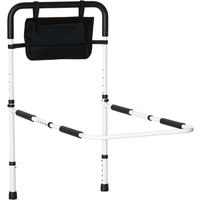 Best Bed Frames: Our Top Picks for Every Bedroom HOMCOM Safety Bed Rail, Height Adjustable Bed Assist Rail with Storage Pocket, Grab Bar for Disabled and Senior, White