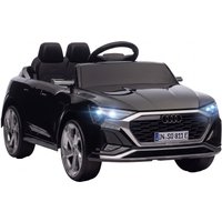 AIYAPLAY Audi Q8 etron Sportback Licensed Ride on Car with Remote Control, Four-Wheel Suspension, Soft Start for Ages 3-4, Black