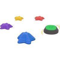 ZONEKIZ Stapelspielzeug, rutschfest, Flusssteine, Balancespiel, bis 80 kg Aosom.de