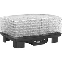 HOMCOM 6 Tray Food Dehydrator, 550W Food Dryer Machine with Adjustable Temperature, 48H Timer, for Drying Fruit, Vegetable and Pet Treat, Black