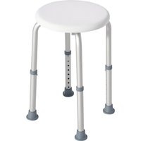 HOMCOM Adjustable Bath Chair: Shower Seat with Safety Features for Elderly, Bathroom Assistance, White Aosom UK