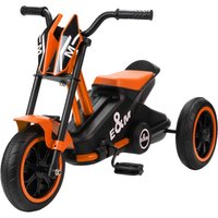 AIYAPLAY Dreirad, Kinderfahrrad, Laufrad, Kinderrad mit Pedal, Lauffahrrad für Kinder 18-36 Monaten, für den Innen- und Außenbereich, Stahl, Orange Aosom