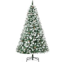 6FT Artificial Christmas Tree Pine Cones Holiday Home Xmas Decoration Automatic Open