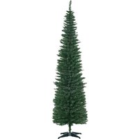 HOMCOM Künstlicher Weihnachtsbaum 210 cm Tannenbaum künstlich mit 499 Spitzen Christbaum Weihnachtsdeko für drinnen Aosom