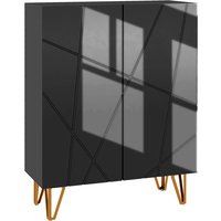 HOMCOM Narrow Shoe Storage Cabinet with Soft-Close Hinges and Adjustable Shelves for 15-20 Pairs of Shoes, Black Aosom UK