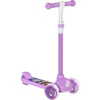 AIYAPLAY Patinete infantil, rodas LED, passeio suave, altura ajustável, plástico, aço, lilás Aosom Portugal