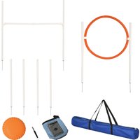 PawHut Dog Agility Training Equipment for Dogs with Carry Bag - Multicoloured | Aosom Ireland