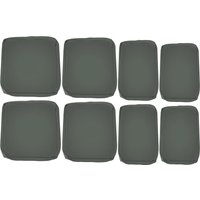 Outsunny Replacement Cushion Cover Garden Rattan Patio Furniture Seat Cover Polyester Outdoor- No Cushion Included Aosom UK