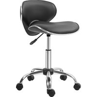 HOMCOM Adjustable Rolling Swivel Beauty Salon Chair, Stool for Spa, Black | Aosom Ireland