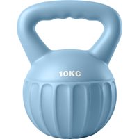SPORTNOW Kettlebell for Strength Training Kettle Bell with Non-Slip Handle 10 kg Blue