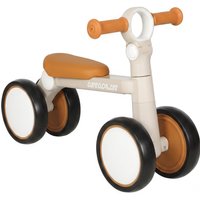 Balance Bike Lightweight Balance Bike Foldable Design Adjustable Seat No Pedal 1–2 Years Cream