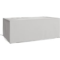Outsunny 600D Oxford Patio Set Cover Outdoor Garden Rattan Furniture Protection Cover Protector Waterproof Anti-UV Grey 210L x 140W x 80Hcm Aosom UK