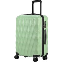 65cm Suitcase Lightweight ABS Hard Shell Carry On Luggage TSA Lock Spinner Wheels Telescopic Handle