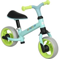 AIYAPLAY 8" Balance Bike: Lightweight Kids Training Bicycle with Adjustable Seat & EVA Wheels, Green | Aosom Ireland