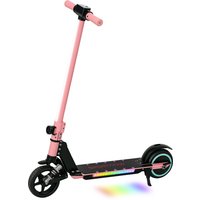 SPORTNOW Folding Electric Scooter for Kids Ages 6-14, E-Scooter with Dual Brakes, Front Suspension, 6.8kg Lightweight Aluminium, Pink Aosom UK