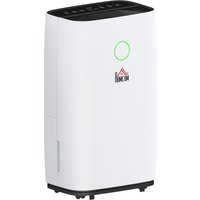 HOMCOM 16L/Day 4000ML Portable Quiet Dehumidifier for Home Laundry Room Bedroom Basement, Electric Moisture Air De-Humidifier with 3 Modes | Aosom Ireland