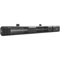 3000 W Electric Infrared Patio Heater Wall Mounted IP65 Garden Heater 9 Heat Settings 24 H Timer