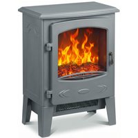 Electric Fireplace Freestanding Electric Fire Realistic Flame Effect Log Burner 1000W 2000W