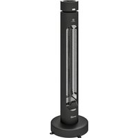 2000 W Electric Infrared Patio Heater Free Standing Oscillating Outdoor Garden Heater Knob Remote Control