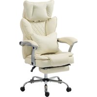 Executive Office Chair PU Big Tall Office Chair Wide Seat Reclining Lumbar Support