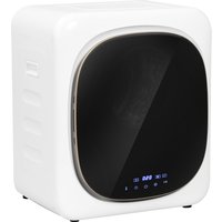 HOMCOM Ablufttrockner 4 kg Wäschetrockner Frontlader, mit Desinfektion & Desodorierung, Smart Mode, Edelstahlwanne, für Wohnung und Haus, Weiß Aosom