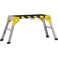 HOMCOM Werkbank 110 x 32 x 50 cm klappbar Arbeitstisch mit Griff, rutschfeste Oberfläche, Reflektorstreifen, 150kg Tragkraft, Werktisch für Garage, Werkstatt Aosom