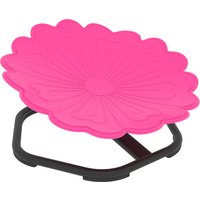 AIYAPLAY Flower-Shaped Sensory Spinning Chair with Non-Slip Base for Balance/Coordination, Pink