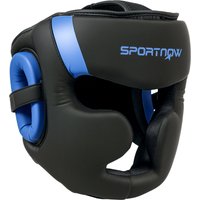 SPORTNOW Boxing Headguard, Boxing Headgear Helmet with Adjustable Strap for Kickboxing Sparring Martial Arts Karate Taekwondo, Blue