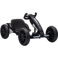 AIYAPLAY Gokart Elétrico 12V para Crianças com 2 Motores, Assento Ajustável em 4 Posições Partida Suave Rodas EVA Faróis LED Aosom Portugal
