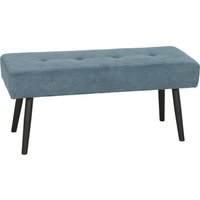 Upholstered Bedroom Entryway Bench Modern Corduroy Tufted End Bed Bench Padded Seat Steel Legs