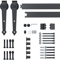 Aosom Deal Enjoy 17% Off HOMCOM 2m Carbon Steel Sliding Door Kit