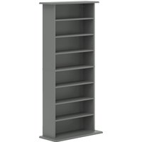 HOMCOM 360 CD/185 DVD/185 Blu-ray Storage Unit - Grey