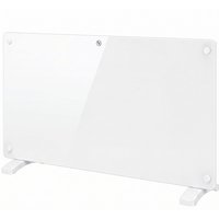 HOMCOM 1500W Smart Panel Heater Wall Mounted & Freestanding, Electric Heater with Weekly Timer, Open Window & Anti-Frost, White