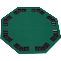HOMCOM 1.2m/48Inch Foldable Poker Table W/ Carrying Bag