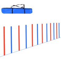 Pawhut Comprehensive Pet Agility Training Set, Outdoor Run and Jump Course Kit for Dogs Aosom UK