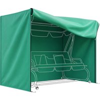 Outsunny 220 x 125cm Three-Seater Swing Chair Protective Cover - Green | Aosom Ireland