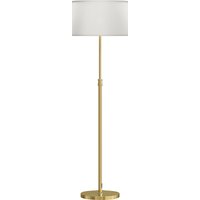 HOMCOM Stehlampe Wohnzimmer Dimmbar mit Leinenschirm, Szenenmodis E27 Höhenverstellbare Stehleuchte mit Timer, 3 Farbtemperaturen, Fußschalter, Fernbedienung Standleuchte für Schlafzimmer, Büro Aosom
