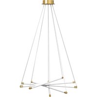 Aosom 31% sparen HOMCOM LEDHängelampe 50 W Gold verstellbare Arme