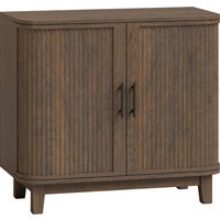 HOMCOM Sideboard Cabinet with Curved Doors and Adjustable Shelf